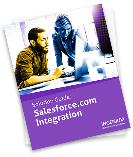 Ingeniux Integration: Salesforce.com | Ingeniux